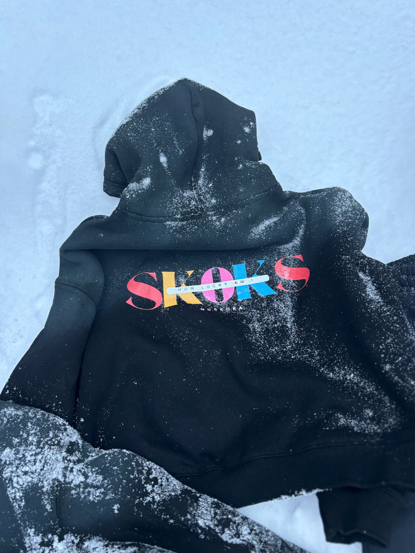 "How Lucky Am I" Boxy Hoodie