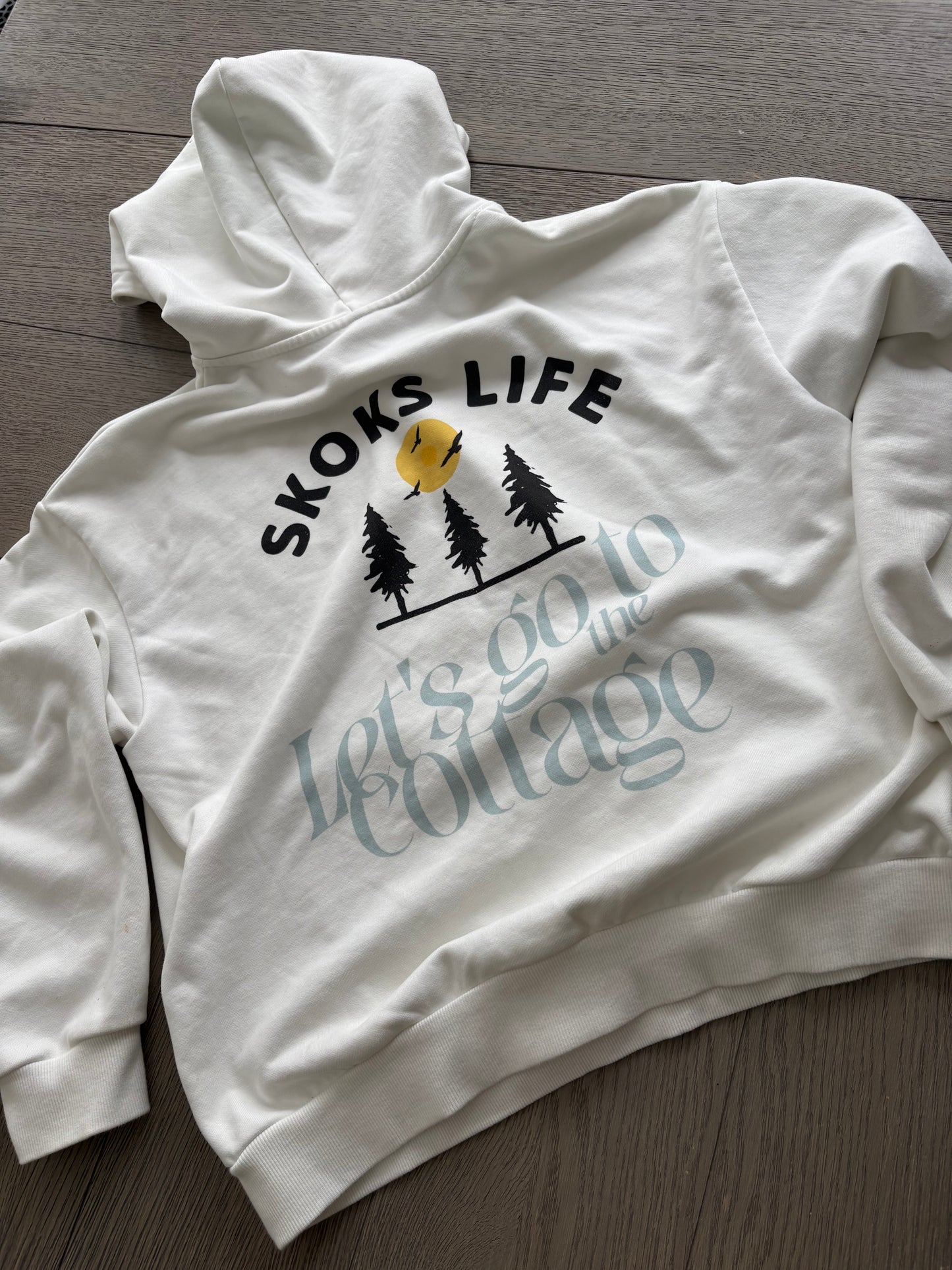 “Let’s Go To The Cottage” Oversized Hoodie